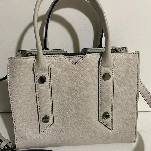 Botkier grey saffiano leather satchel handbag - Picture 10 of 15